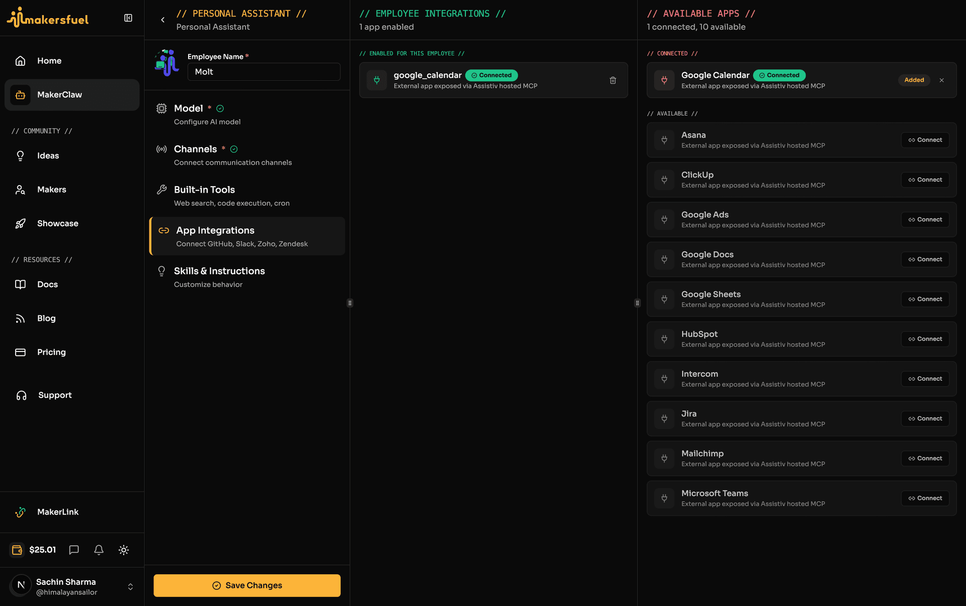 MCP App Integrations